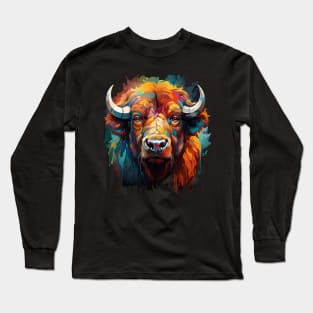 Bison Rainbow Long Sleeve T-Shirt